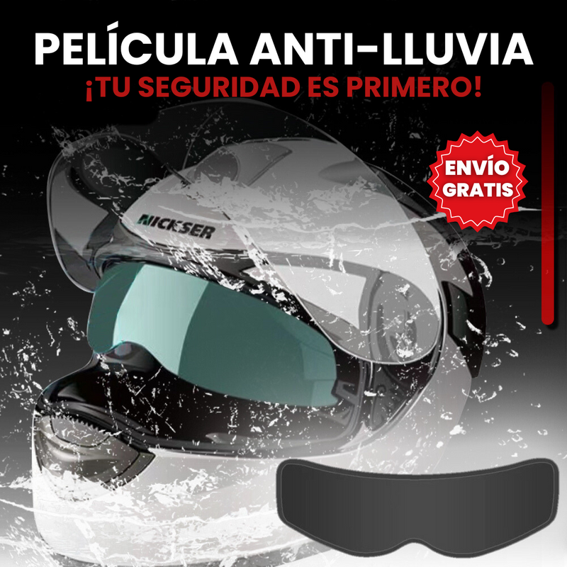 2X1 PELÍCULA ANTI-LLUVIA PARA CASCOS + ENVÍO GRATIS